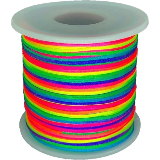 Cordão De Seda Cetim - Rolo 50 Metros - Colorido