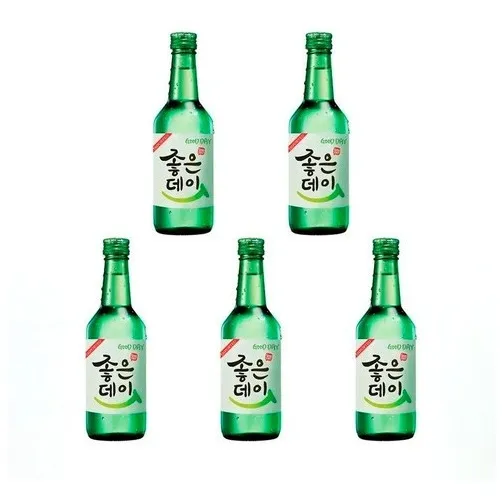 Pack 5 Good Day Soju - Licor Coreano - Sabor Original