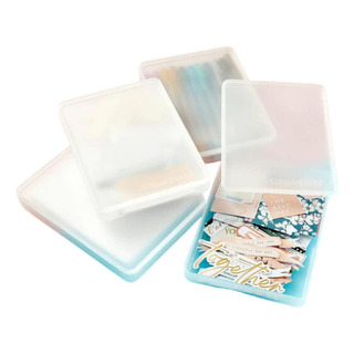 8 Cajas Organizar Almacenar Guardar Transparente Spellbinder 8 Cajas Organizar Almacenar Guardar Transparente Spellbinder