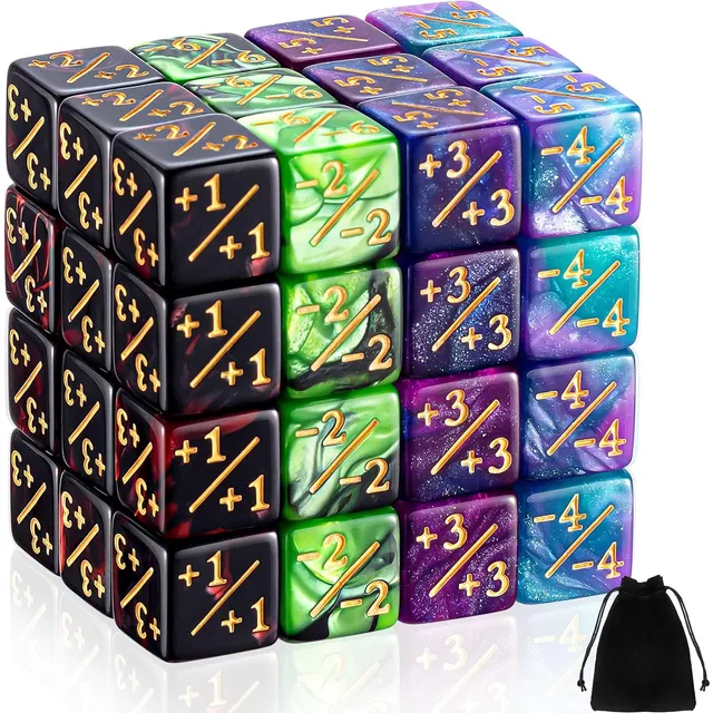 Contador De Fichas De Dados Mtg De 48 Piezas Delicado