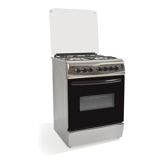 Cocina Super Gas Con Grill Eléctrico 60 Cm Encendido Luz6640