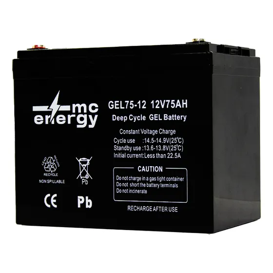 Batería 12v 75ah Ciclo Profundo Agm Gel