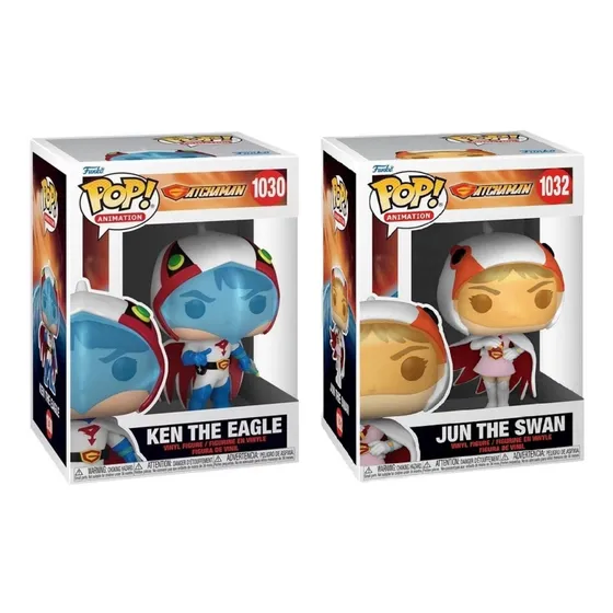 Funko Pop Gatchaman Ken The Eagle #1030 Jun The Swan #1032