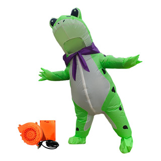 Traje Inflable De Rana Al Aire Libre Suave Lindo Para Traje Inflable De Rana Al Aire Libre Suave Lindo Para