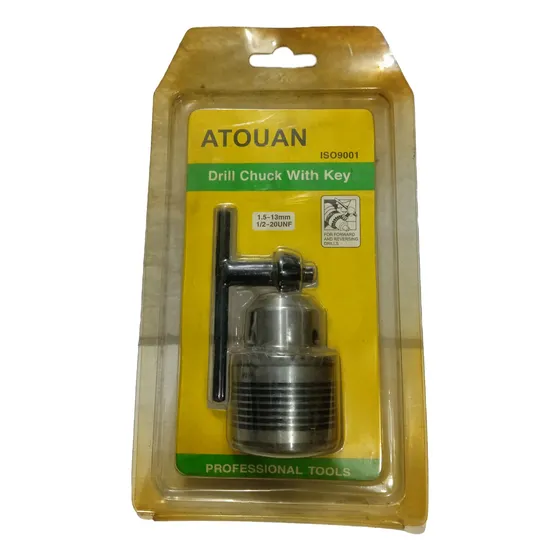 Mandril Para Taladro De Mano Atouan 1.5 A 13mm (1/2) Unf