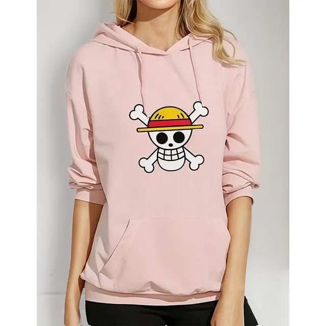 Buzo Hoodie Capota One Piece Anime Manga Pirate King