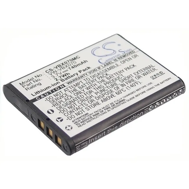 Bat Para Panasonic Vw-vbx070 Hm-ta2 Hx-dc2 Hx-wa20 Hx-w2 