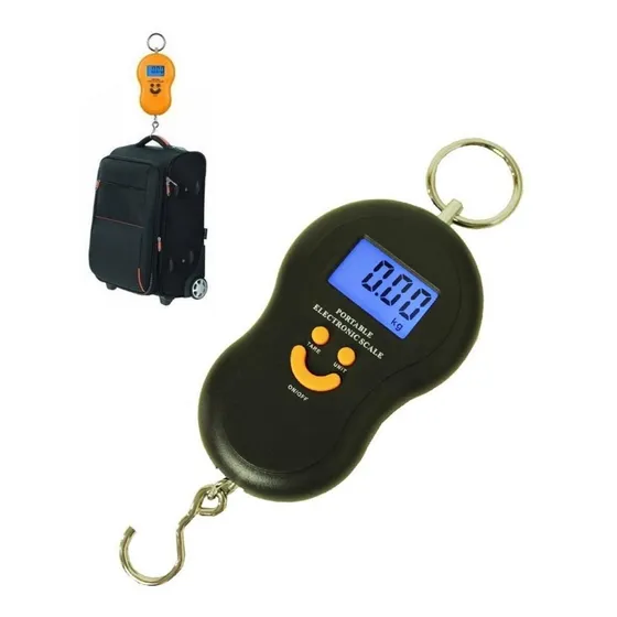 Balanza Colgante Viajero De Mano Digital 50kg Maletas K3
