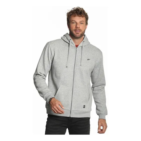 Ellus Polerón Hombre Capucha Full Zipper Micropolar