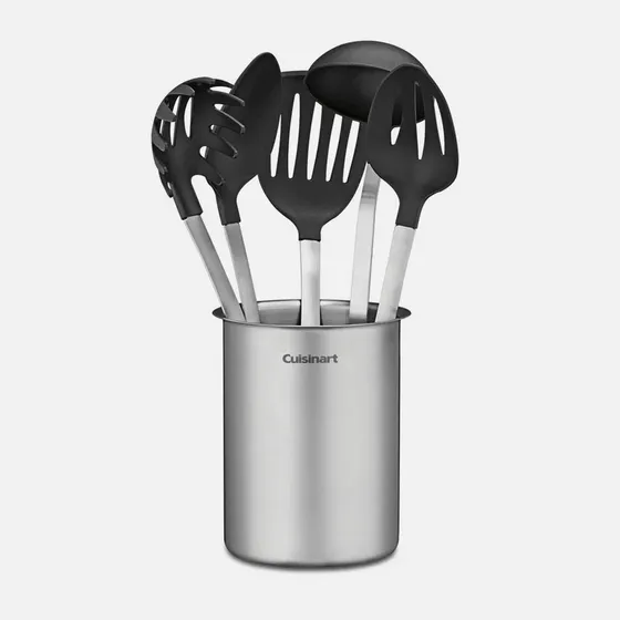 Set Utensilios D/cocina C/base 6pza Acero Cuisinart