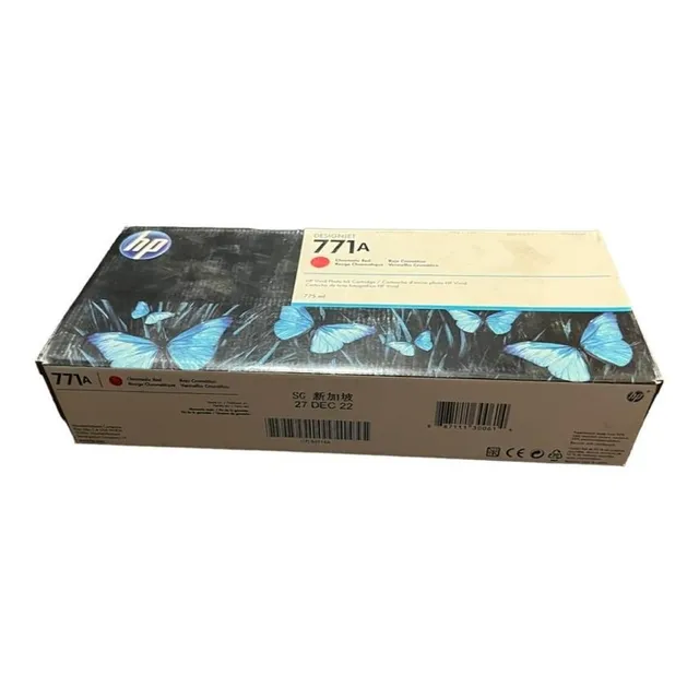 Cartucho De Tinta Rojo Chromatic Facturado 775ml 771a B6y16a
