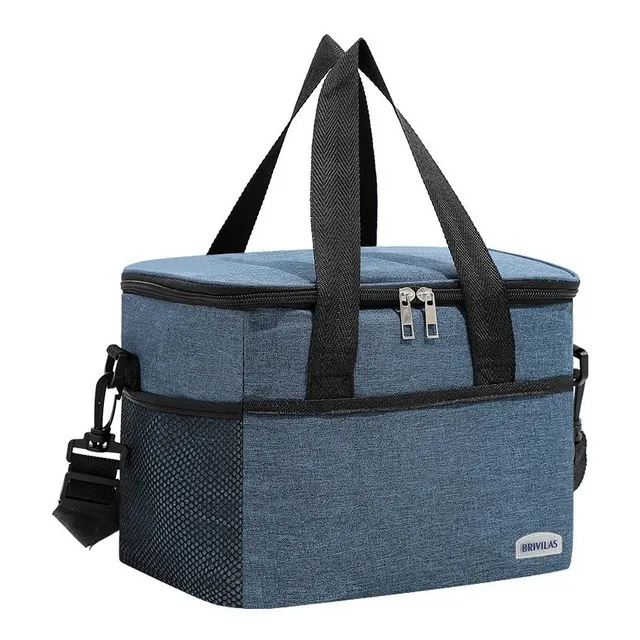 Hielera Portatil 13 L Mochila Bolsa Térmica Para Azul Marino Azul Marino
