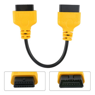 Autool Obd2 - Cable De Extensión De 16 Pines Y Conectores De Autool Obd2 - Cable De Extensión De 16 Pines Y Conectores De