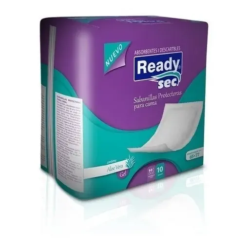 Ready Sec Sabanillas X 10 (protector De Cama 65x77cm) | Cuotas sin interés