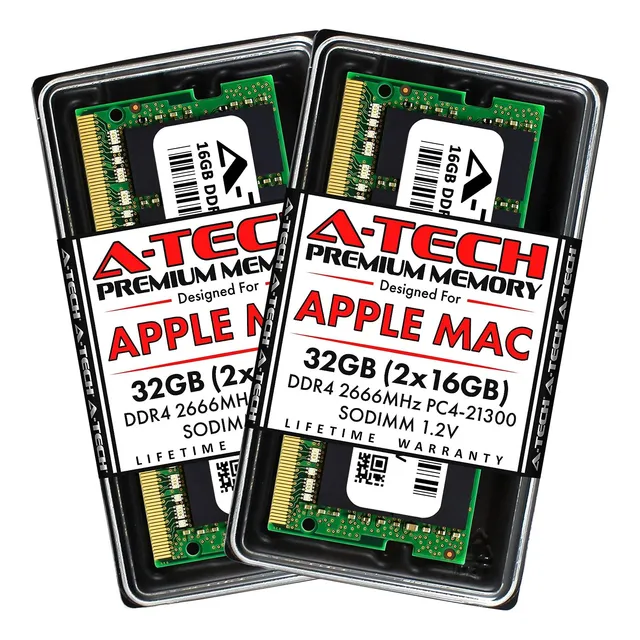 Memorias 32gb Kit (2 X 16gb) Para Apple Ddr4 2666 Mhz Sodimm