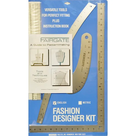 Kit 4 Reglas  Diseñador Guía De Patronaje Sistema Ing...