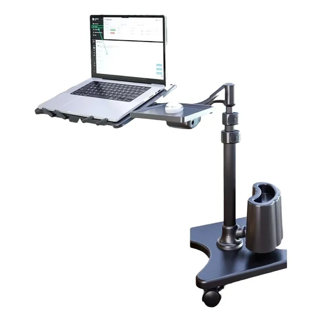 Soporte Laptop Levo Escritorio De Pie Portatil Con Ruedas