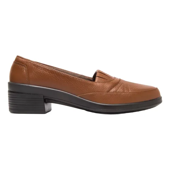 Zapato Dama Casual Formal Tacón Confort Flexi 130001 Café