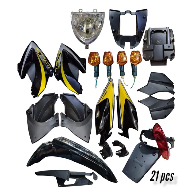 J U E G O Set Completo Tapas Carrocería Moto Tx200 Amarillo