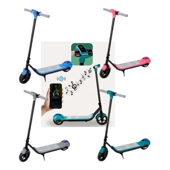 Monopatín Eléctrico Scooter Con 2 Baterías De 12 Voltios