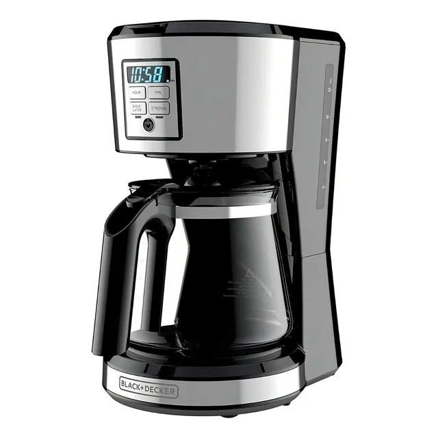 Cafetera Black+Decker CM1231 automática black y silver de goteo 127V