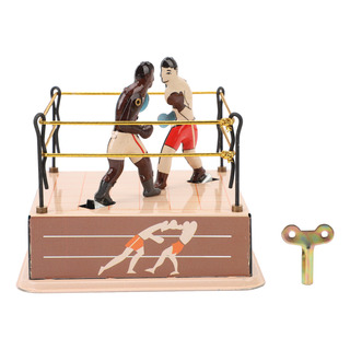 Juguete De Boxeo Mecánico Con Temática Nostálgica, Juguete D Juguete De Boxeo Mecánico Con Temática Nostálgica, Juguete D