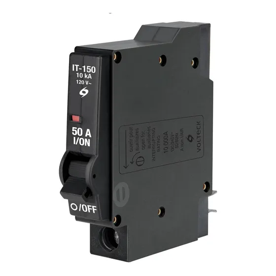 Interruptor Termomagnético 1 Polo 50 A, Volteck Volteck