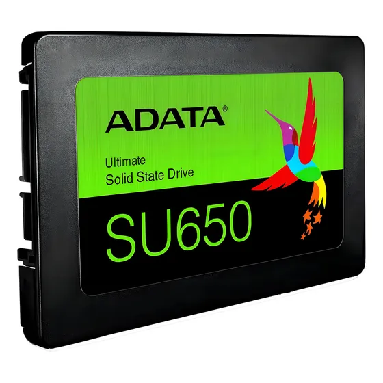 Disco sólido interno Adata Ultimate SU650 ASU650SS-512GT-R SATA 512GB Preto