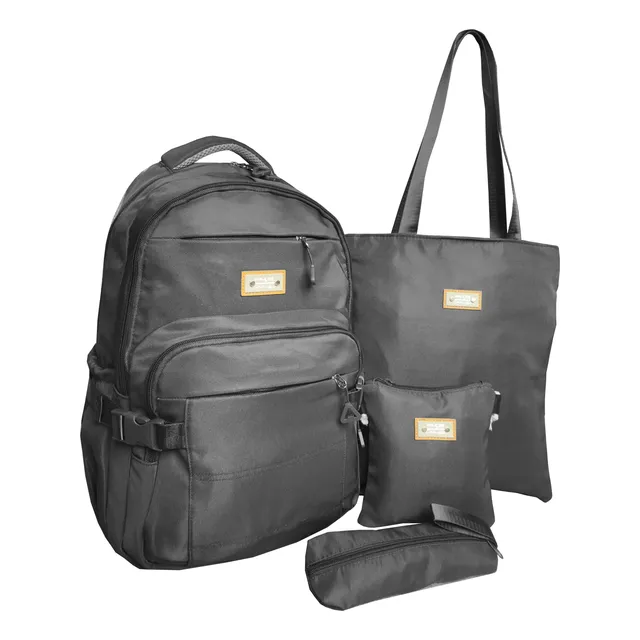 Mochila Set X 4 Juvenil Primaria Universitario Impermeable