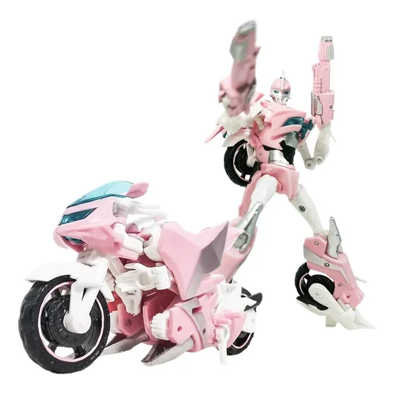Transformer Arcee, Motocicleta De La Película Prime, Rosa