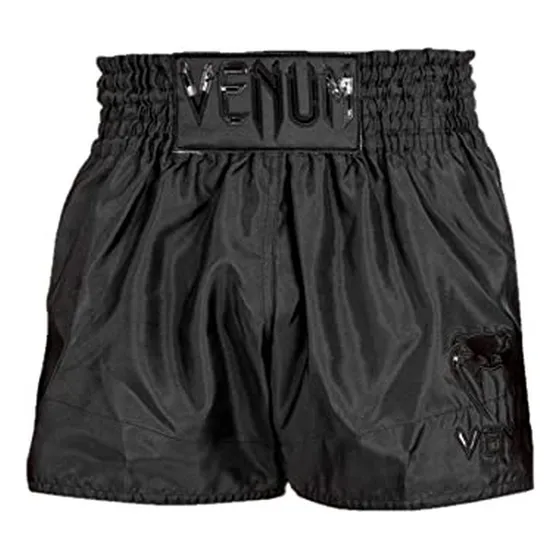 Shorts De Muay Thai Clásicos Venum Negros