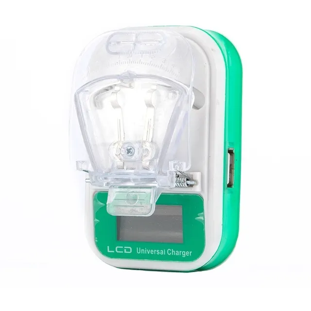 Cargador Externo Lcd Baterias Celulares Camara Modular Usb