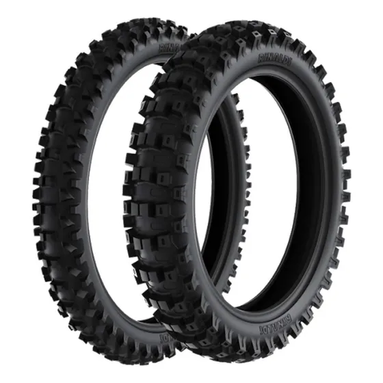 Pneu Yz 250f Cross 100/90-19 + 80/100-21 Rs47 Rinaldi