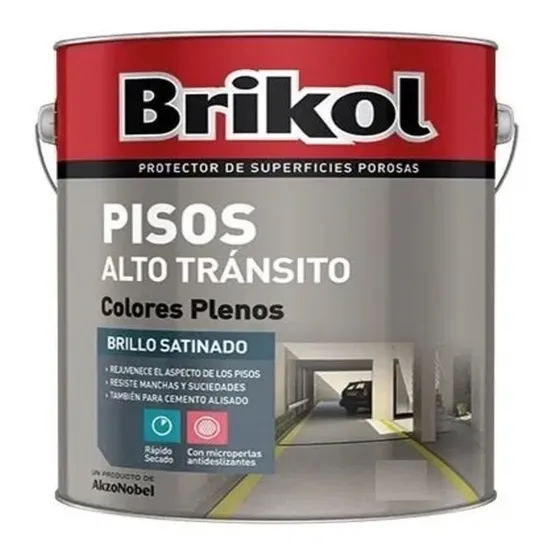 Brik-col Pisos Alto Transito Colores  1 Lt Pintu Frias