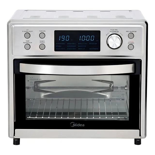 Horno Eléctrico Y Freidora De Aire Multi-oven Midea 25l Color Gris