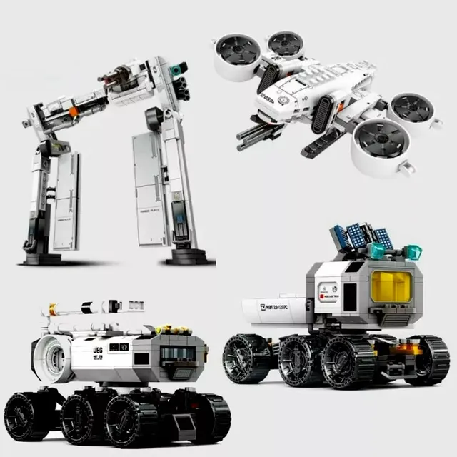 Sembo Block Bloques Armar Wandering Earth Vehiculos Espacial