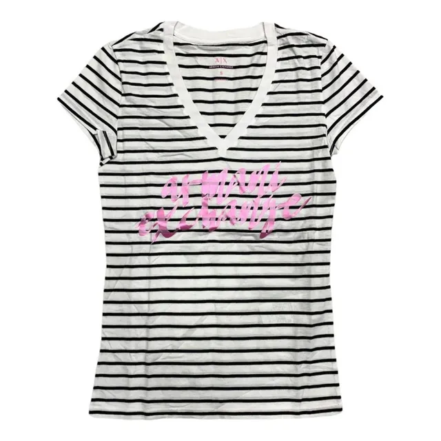 Playera Armani Exchange Rayada