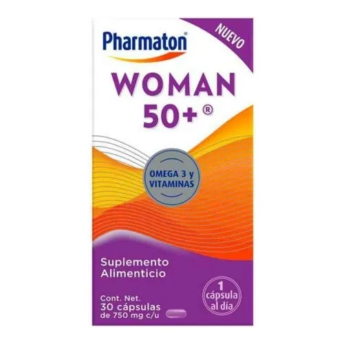 Pharmaton Woman 50+ Capsulas Caja Con 30 Piezas