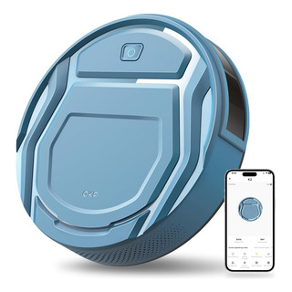 Robot Aspirador Okp K2 Pro Wifi App Alexa 2500pa 150 Min Color Azul Robot Aspirador Okp K2 Pro Wifi App Alexa 2500pa 150 Min Color Azul