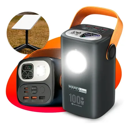 Power Bank 60.000mah Hardline 100w Para - Starlink Mini Ultra Rápido Carregador Portátil E Notebooks Celulares Computadores Viagens Trabalho Home Office Proteções Contra Sobrecarga E Curto-circuito