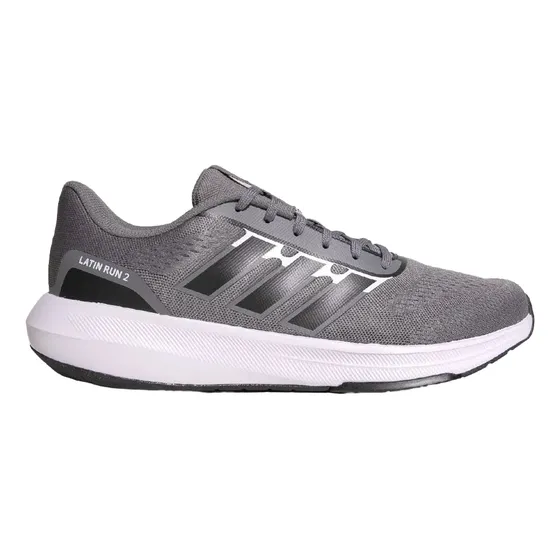 Tenis adidas Hombre Latin Run 2.0 Gris