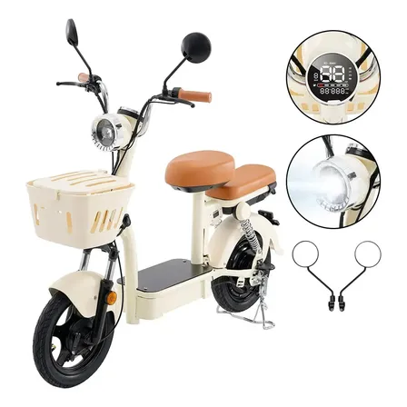Bicicleta Elétrica Xroymexroy YY16-A para Adultos, 1200W e Autonomia de 100 km