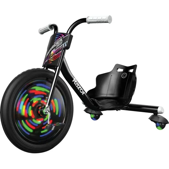 Triciclo D Pedal C/ Luces Led Ruedas Traseras Razor Niños +5