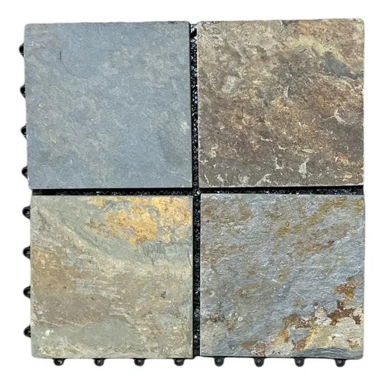 Piso Deck Baldosa -piedra Natural Stone
