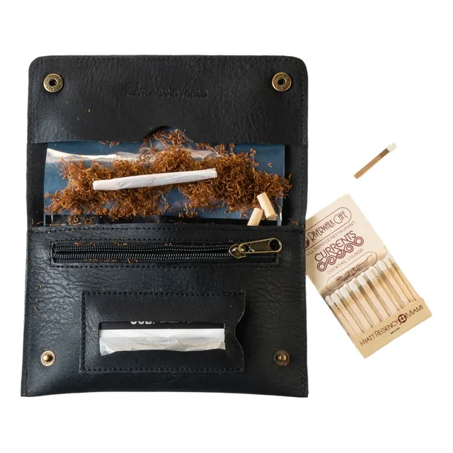 Tabaquera Cigarrera Porta Tabaco Eco Cuero Artesanal