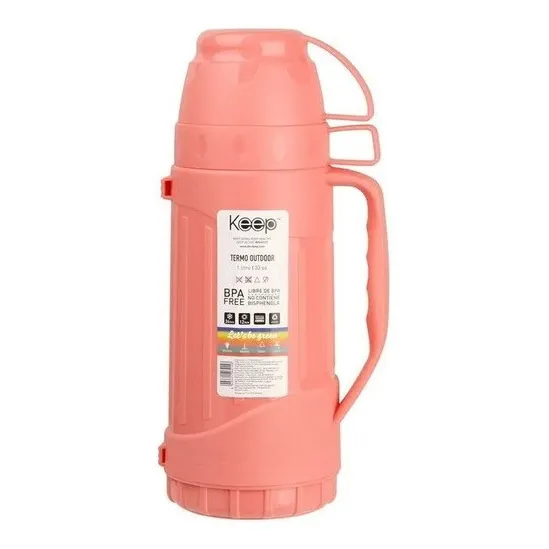 Termo Outdoor 1 Litro Keep Rosado