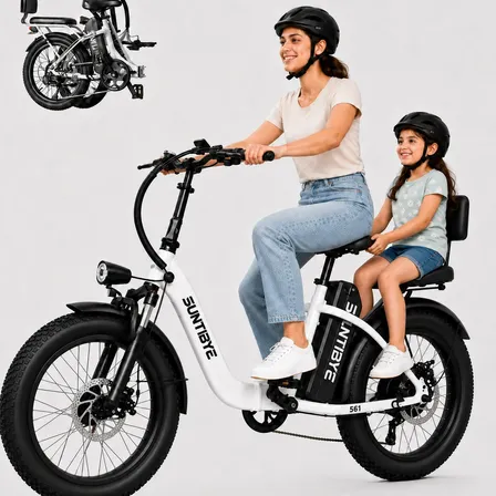 Bicicleta Elétrica Amyet Se1 1000w 48v 15ah Dobrável Aro 20 Branco 20