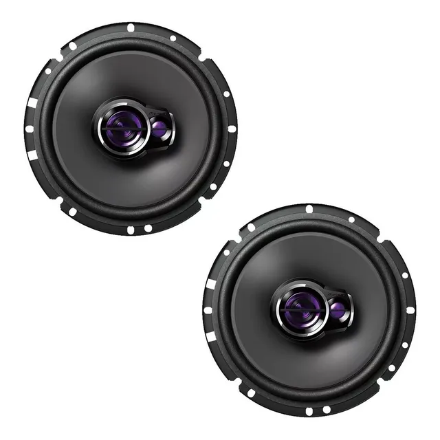 Parlante tipo parlante para vehículos Pioneer TS-1760BR para auto/camioneta color negro de 4Ω 6.496" x 2.402" x 6 " x 2 unidades