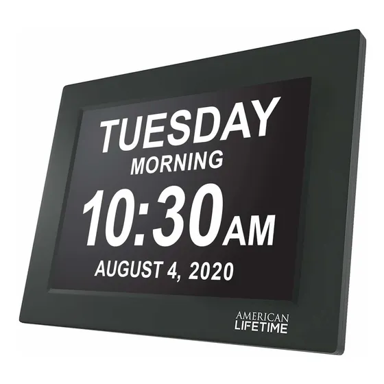 American Lifetime Reloj Digital Negro Og