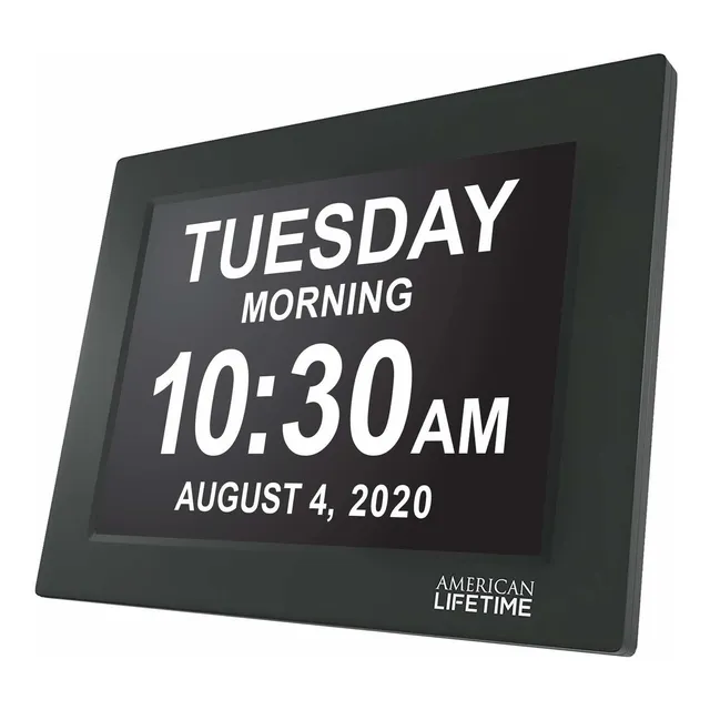 American Lifetime Reloj Digital Negro Og